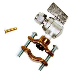 ¼" Ball Valve & Saddle Valve