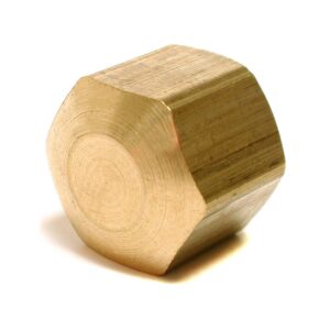 ¼" cc Brass Cap
